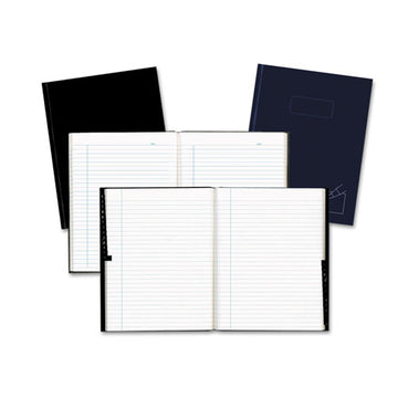 Blueline® Business Notebook With Self-adhesive Labels, 1 Subject, Medium-college Rule, Blue Cover, 9.25 X 7.25, 192 Sheets freeshipping - TVN Wholesale